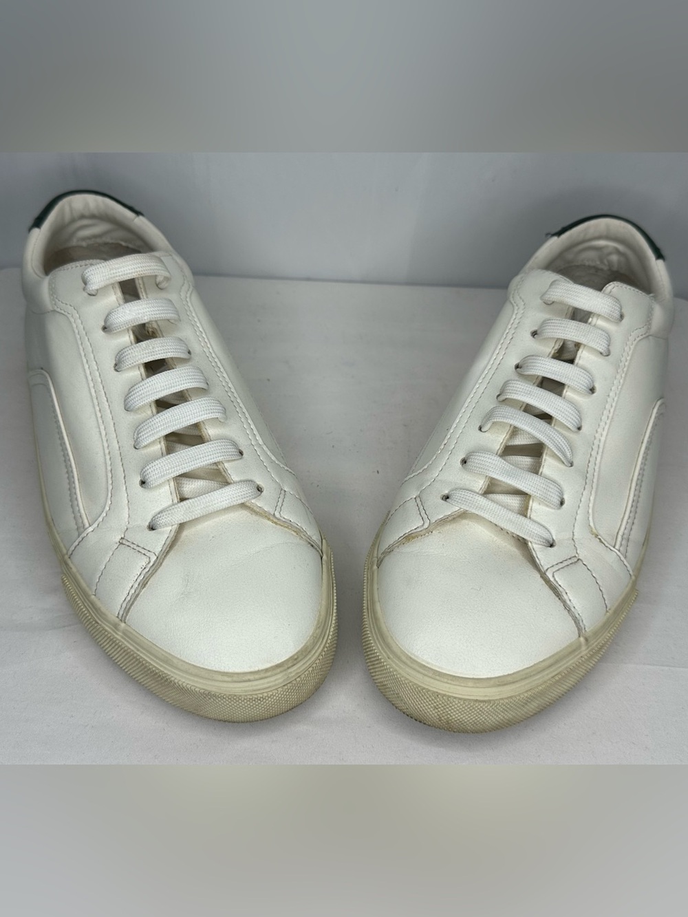 Zara White Low-Top Men’s Sneakers with Off-White Soles